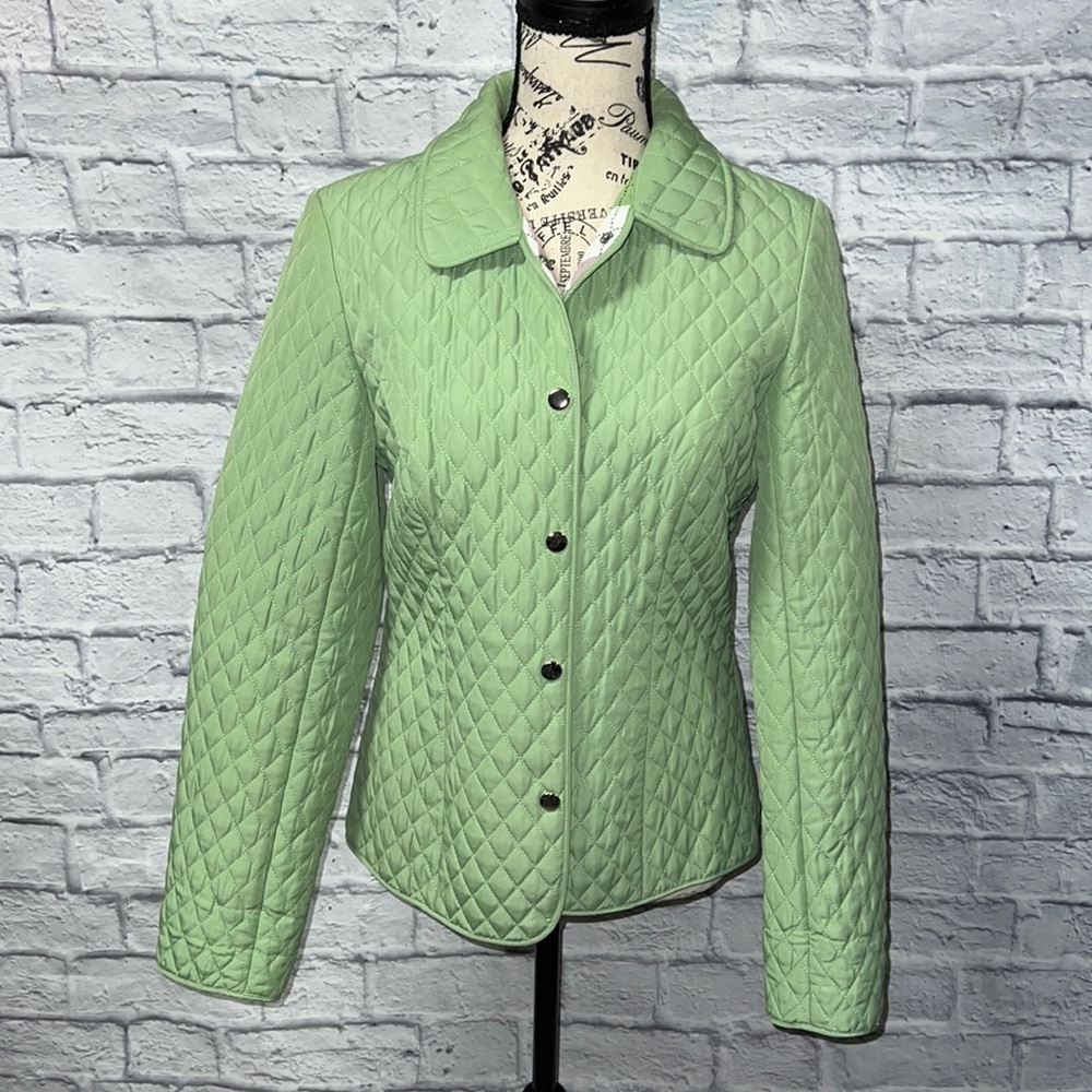 Briggs New York Women’s Quilted Jacket Green, Size small